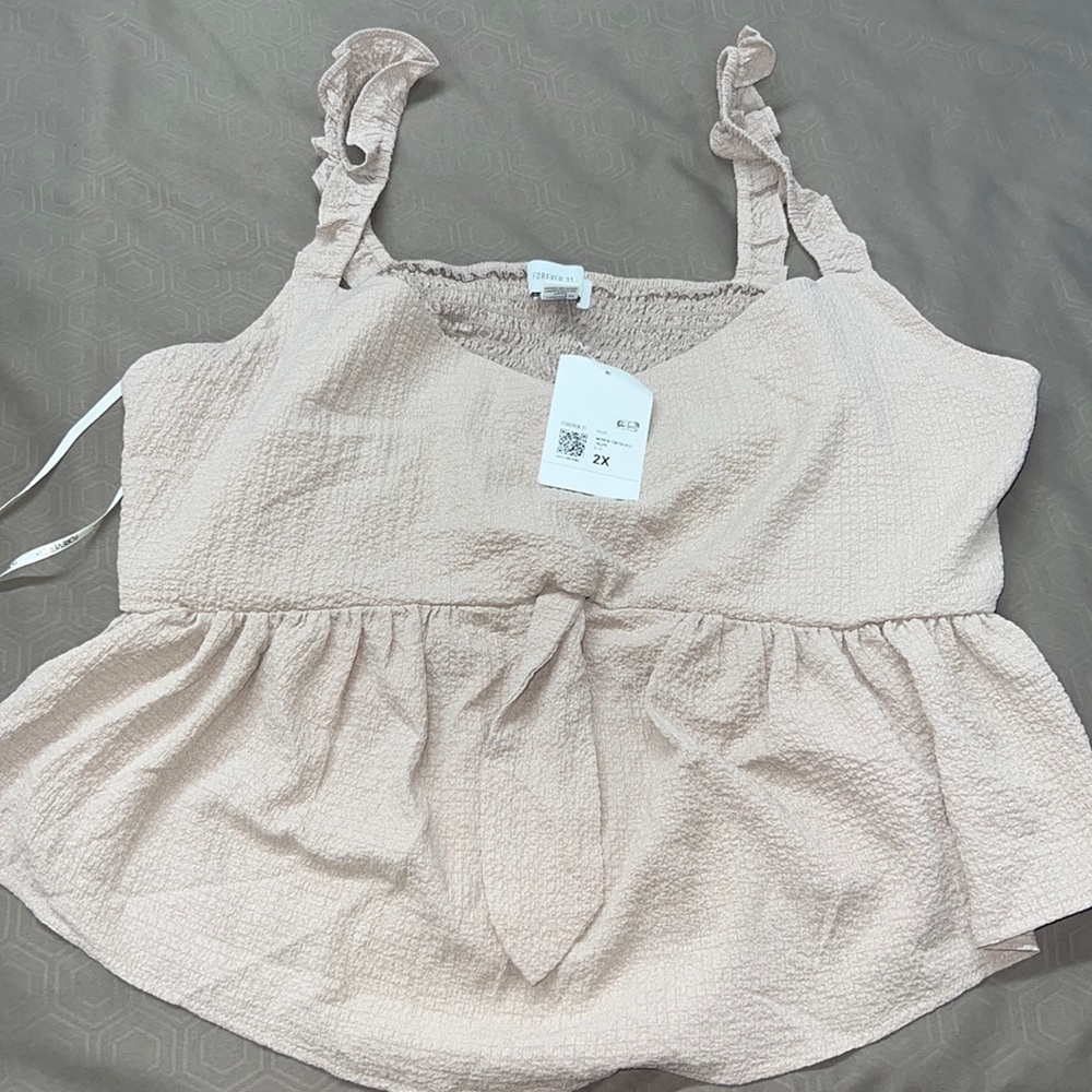 Forever 21 taupe top